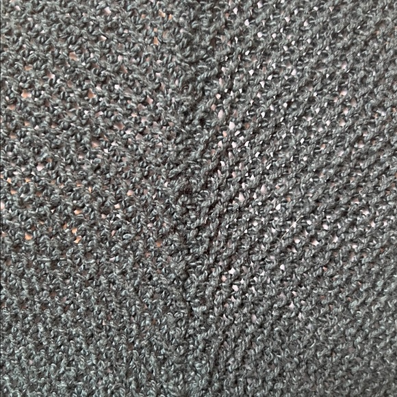 Free People Handkerchief Hem Longline Cardigan Green Sweater Size Small - Picture 7 of 9